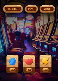 Arcade game development store and UI design screen