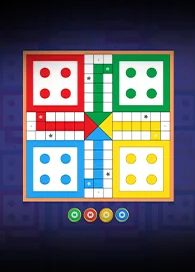 Classic ludo game board interface designed by a top ludo game development company