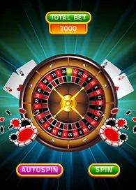 Roulette feature in poker game development interface